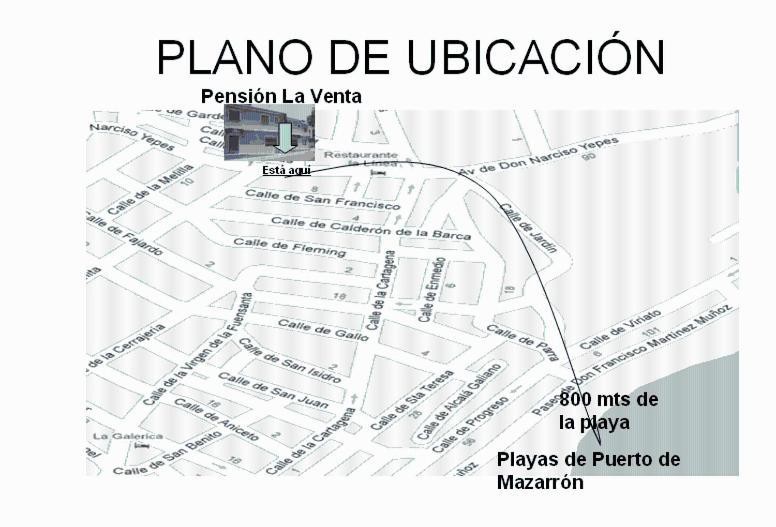 Pension La Venta El Puerto de Mazarrón Zewnętrze zdjęcie